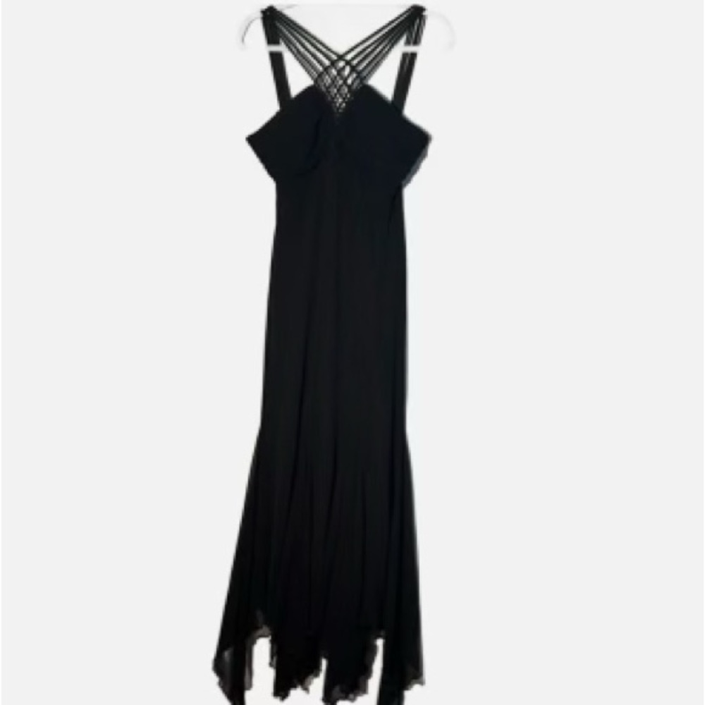 Exquisite black dress by S.L. Fashions size 12